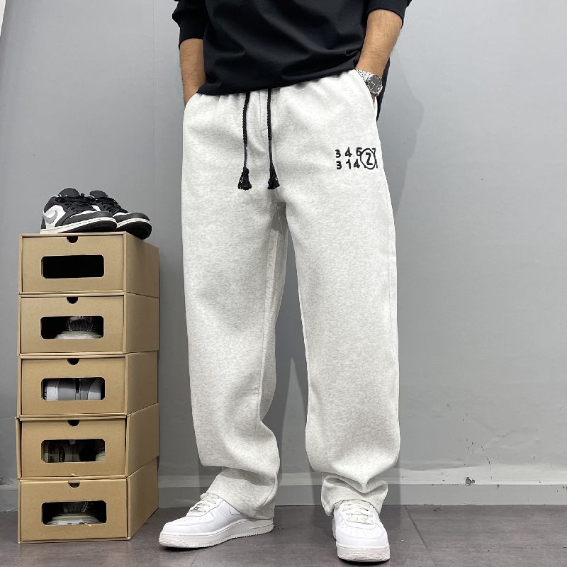 Pipe Bending Spring - Pantalones deportivos versátiles con cordón para