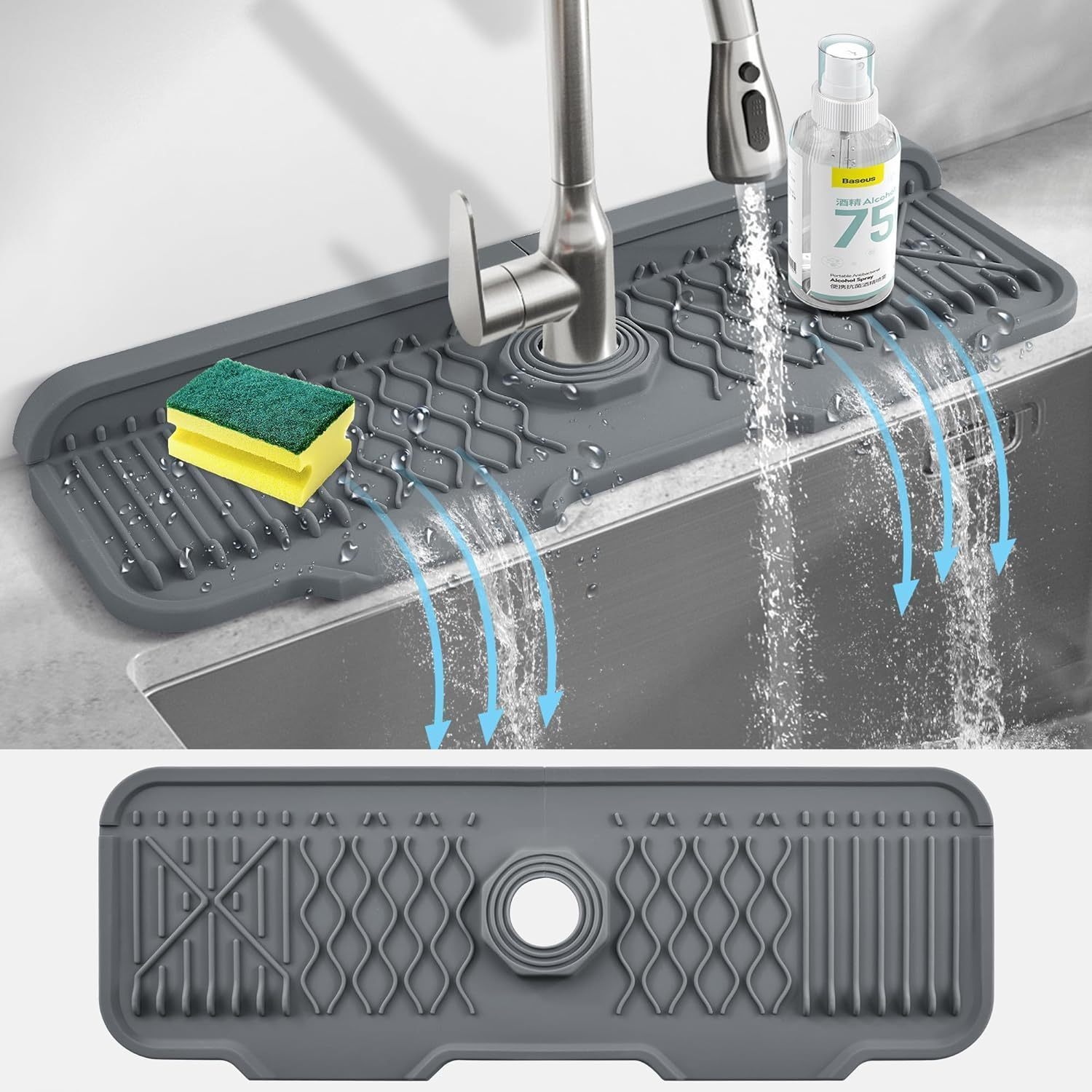 Alfombrilla protectora contra  - Silicone Tap Washer reseña y precio