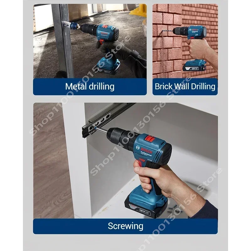 Taladro percutor inalámbrico s - Bosch Drill Gsb 18V reseña y precio