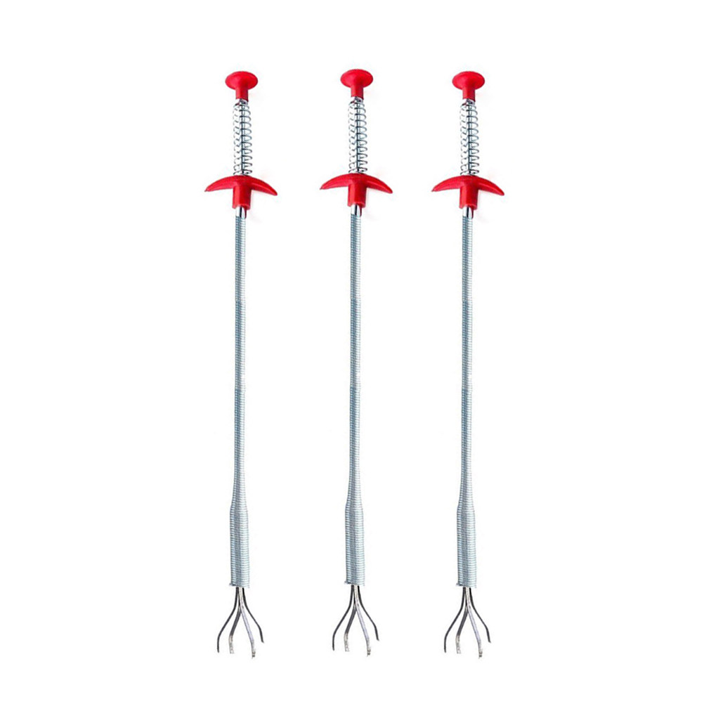 4 piezas de herramienta de dra - Drain Snake Flexible reseña y precio